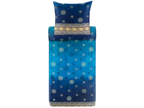 Blaue Bettwäsche mit orientalischem Muster