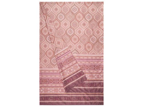 Roséfarbenes Tuch mit geometrischen Formen